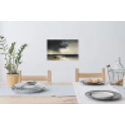 Kust - Golven - Rots - Storm Muursticker klein -eettafel