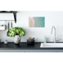 Kust - Zand - Blauw Muursticker klein -keuken