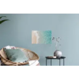 Kust - Zand - Blauw Muursticker klein -plant