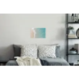 Kust - Zand - Blauw Muursticker klein -slaapkamer