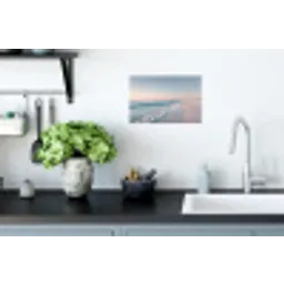 Kustlijn - Pastel - water Muursticker klein -keuken