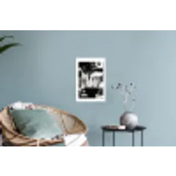 Coffee - Espresso - Koffiemachine - Kop Muursticker klein -plant