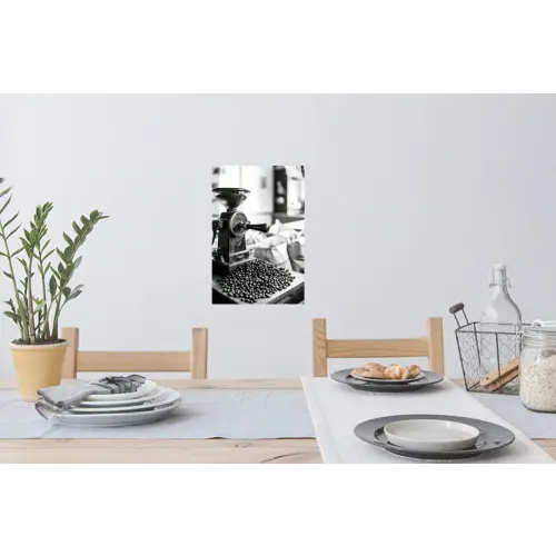 Koffiemolen - Gemalen - Vintage Muursticker klein -eettafel