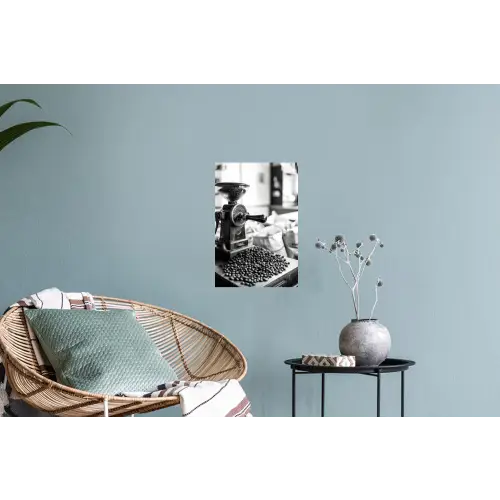 Koffiemolen - Gemalen - Vintage Muursticker klein -plant