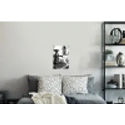 Koffiemolen - Gemalen - Vintage Muursticker klein -slaapkamer