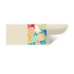 Kleurrijk - Abstract - Bloemen - Patronen Muursticker klein -3d