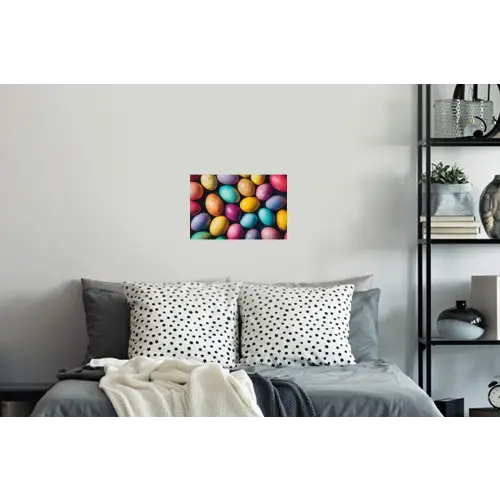Kleurrijk - Paaseitjes - Spetters Muursticker klein -slaapkamer