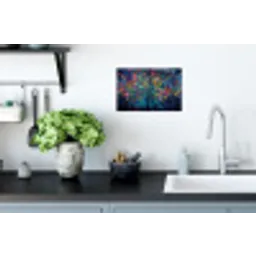 Kleurrijk - Boom - Magisch - Abstract Muursticker klein -keuken