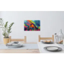 Koraal - Schildpad - Abstract - Water Muursticker klein -eettafel