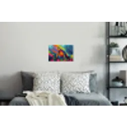 Koraal - Schildpad - Abstract - Water Muursticker klein -slaapkamer