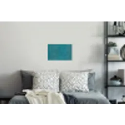 Krokodillenleertextuur - Blauw - Exotisch Muursticker klein -slaapkamer