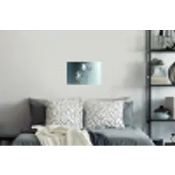 Kristal - Bloemen - Grijs Muursticker klein -slaapkamer