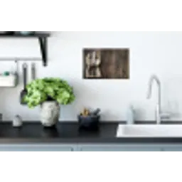 Bestek - Strikje - Zilver Muursticker klein -keuken
