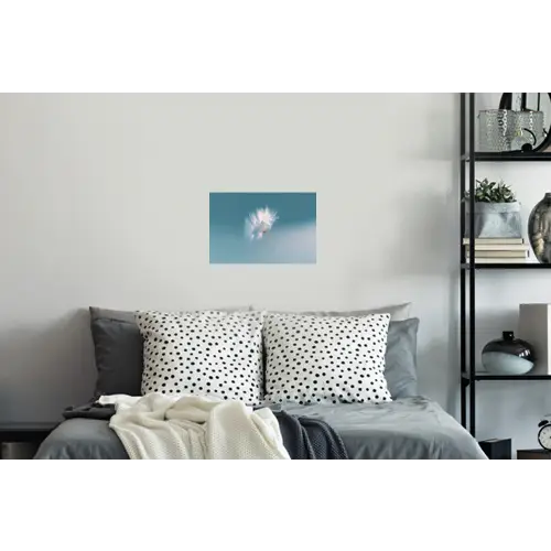 Paardenbloempluisje - Blauw - Lucht Muursticker klein -slaapkamer