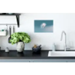 Paardenbloempluisje - Blauw - Lucht Muursticker klein -keuken