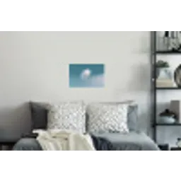Paardenbloempluisje - Blauw - Lucht Muursticker klein -slaapkamer