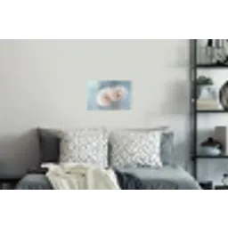 Paardenbloemen - Pluisjes - Wit Muursticker klein -slaapkamer
