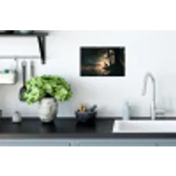 Hert - Bosbeek - Mystiek Muursticker klein -keuken