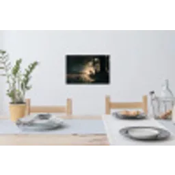 Hert - Bosbeek - Mystiek Muursticker klein -eettafel