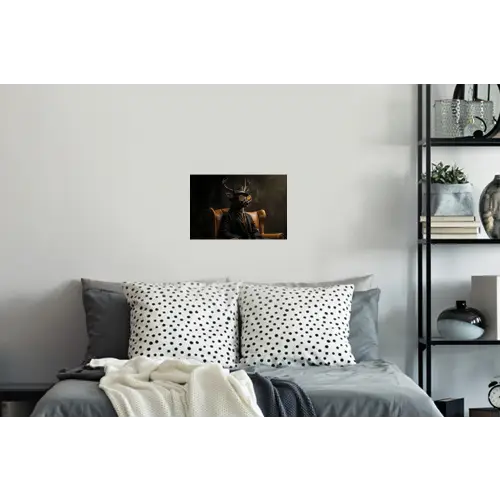 Hert - Zonnebril - Zwart - Pak Muursticker klein -slaapkamer