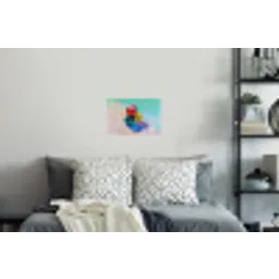 Dobbelstenen - Kleurrijk - Getallen - Stipjes Muursticker klein -slaapkamer