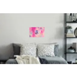 Discobal - Pink - Verf Muursticker klein -slaapkamer