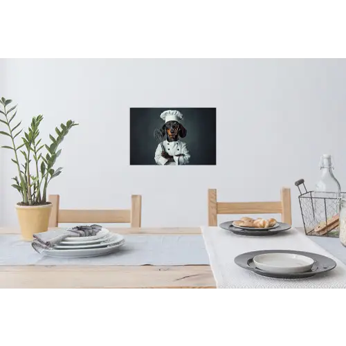 Hond - Garde - Kok Muursticker klein -eettafel