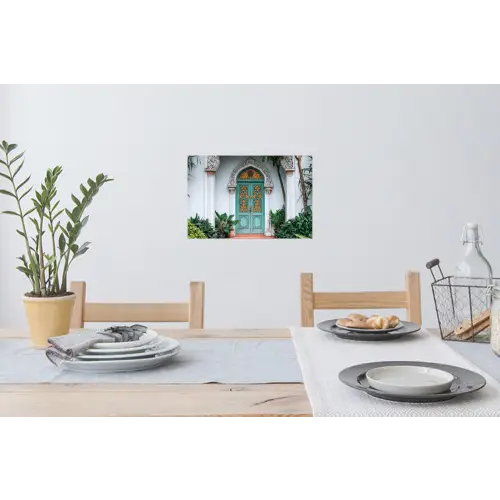 Deur - Patronen - Planten Muursticker klein -eettafel