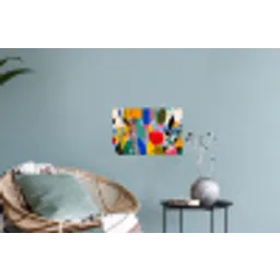 Stippen - Vormen - Modern - Kleuren Muursticker klein -plant