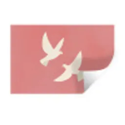 Duiven - Wit - Sierlijk Muursticker klein -3d