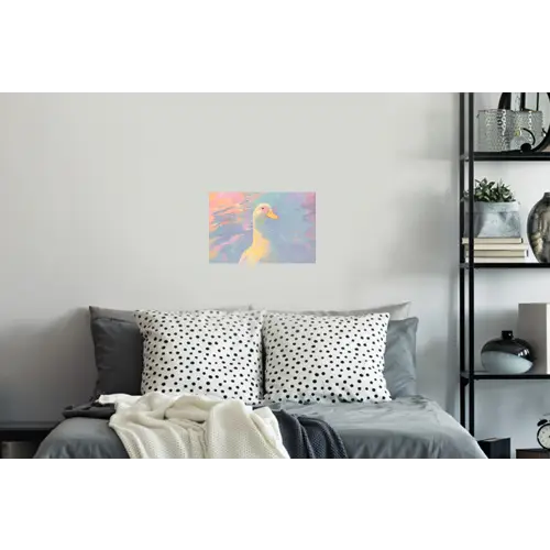 Eend - Zonnebril - Water Muursticker klein -slaapkamer
