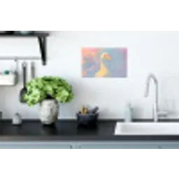 Eend - Zonnebril - Water Muursticker klein -keuken