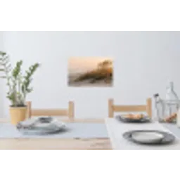 Duinlandschap - Zonsondergang - Strand Muursticker klein -eettafel