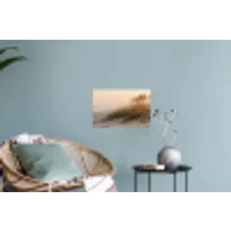 Duinlandschap - Zonsondergang - Strand Muursticker klein -plant
