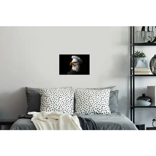 Arend -Amerika - Koksmuts - Vogel - Stoer Muursticker klein -slaapkamer
