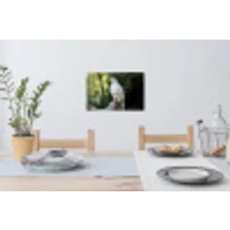 Arend - Hout - Wit - Planten Muursticker klein -eettafel