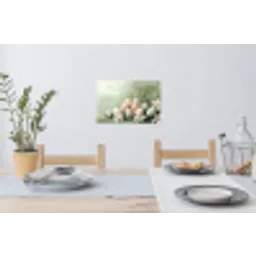 Paaseieren - Pasteltinten - Bloemen Muursticker klein -eettafel