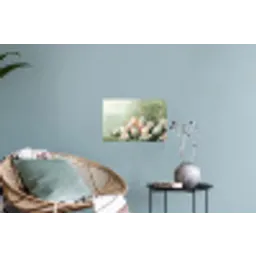 Paaseieren - Pasteltinten - Bloemen Muursticker klein -plant