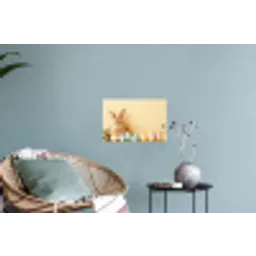 Eieren -  Konijn - Pasteltinten Muursticker klein -plant