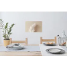 Veer - Minimalistisch - Roze Muursticker klein -eettafel