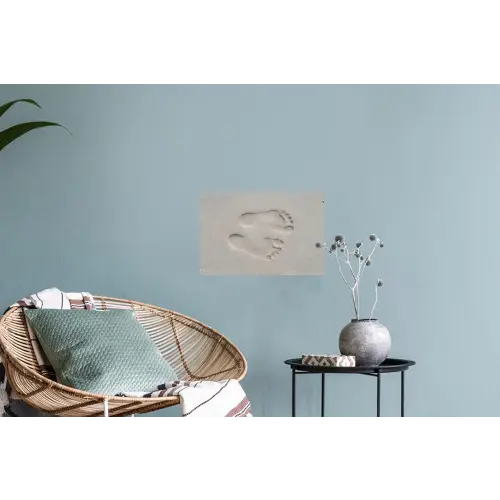Voeten - Afdrukken - Zand Muursticker klein -plant