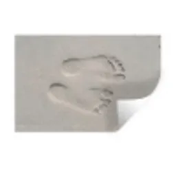 Voeten - Afdrukken - Zand Muursticker klein -3d