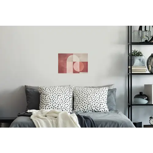 Figuren - Abstract - Roze Muursticker klein -slaapkamer