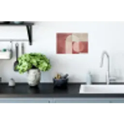 Figuren - Abstract - Roze Muursticker klein -keuken
