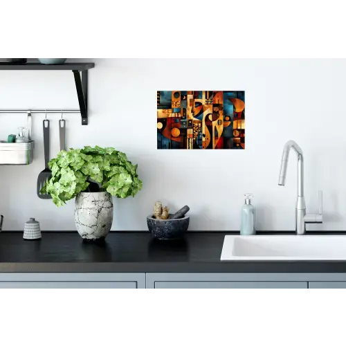 Figuren - Abstract - Symbolen Muursticker klein -keuken