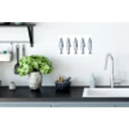 Vissen - Illustratie - Delfts - Blauw Muursticker klein -keuken