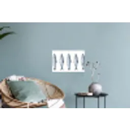 Vissen - Illustratie - Delfts - Blauw Muursticker klein -plant