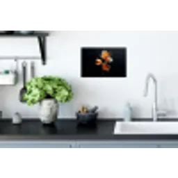 Bloem - Orchidee - Oranje Muursticker klein -keuken