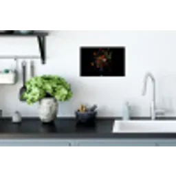 Bloemen - Bessen - Klassiek Muursticker klein -keuken