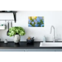 Bloemetjes - Blauw - Vergeet mij nietjes Muursticker klein -keuken